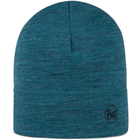 Zestaw dwukolorowy Czapka MERINO LIGHTWEIGHT + Komin BUFF MERINO HEAVYWEIGHT TEAL/POOL